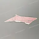 Front cowling decal, left side