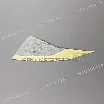 Front cowling decal, left side