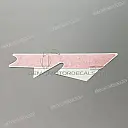 Front cowling decal, left side