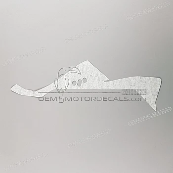 Kanzel / Oberteil Verkleidung Aufkleber, Rechte Seite