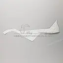 Front cowling decal, left side