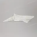 Front cowling decal, left side