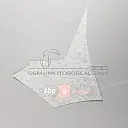 Side cowling decal, right side