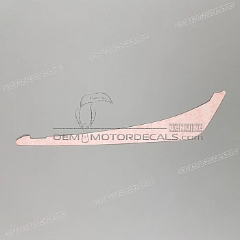 Heckverkleidung Aufkleber, Rechte Seite