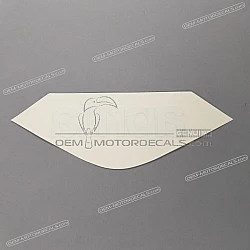 Front cowling decal