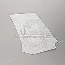 Side cowling decal, left side