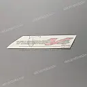Side cowling decal, right side