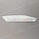 Side cowling decal, left side