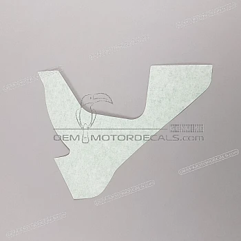 Belly pan decal, right side