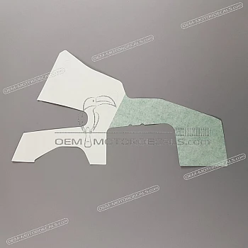 Belly pan decal, left side