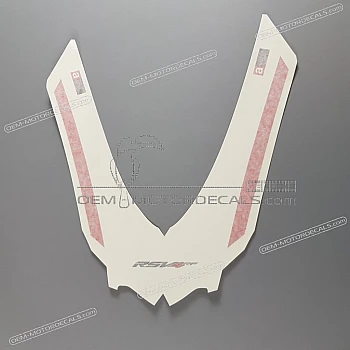Front cowling decal