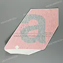 Side cowling decal, right side