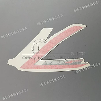 Heckverkleidung Aufkleber, Linke Seite