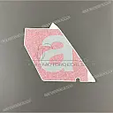 Side cowling decal, left side
