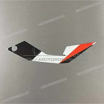 Frame cowling decal, left side