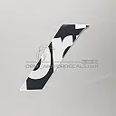 Frame cowling decal, right side
