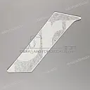 Frame cowling decal, right side
