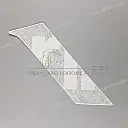 Frame cowling decal, left side