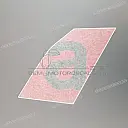 Side cowling decal, right side