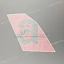 Side cowling decal, left side