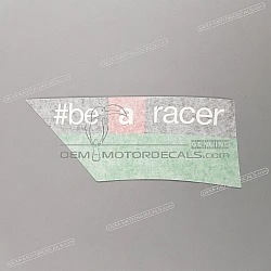 Belly pan decal, right side