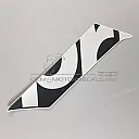 Frame cowling decal, right side