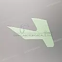 Belly pan decal, right side