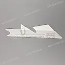 Front cowling decal, right side