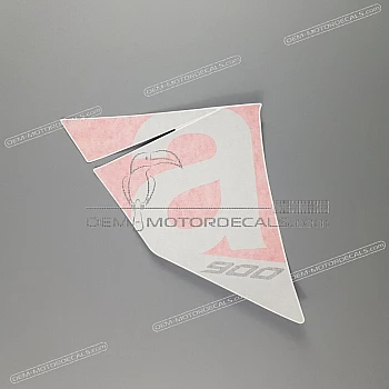 Zijpaneel sticker, rechterkant