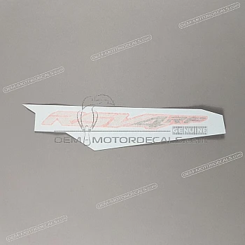 Side cowling decal, left side