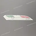 Tail cowl decal, right side