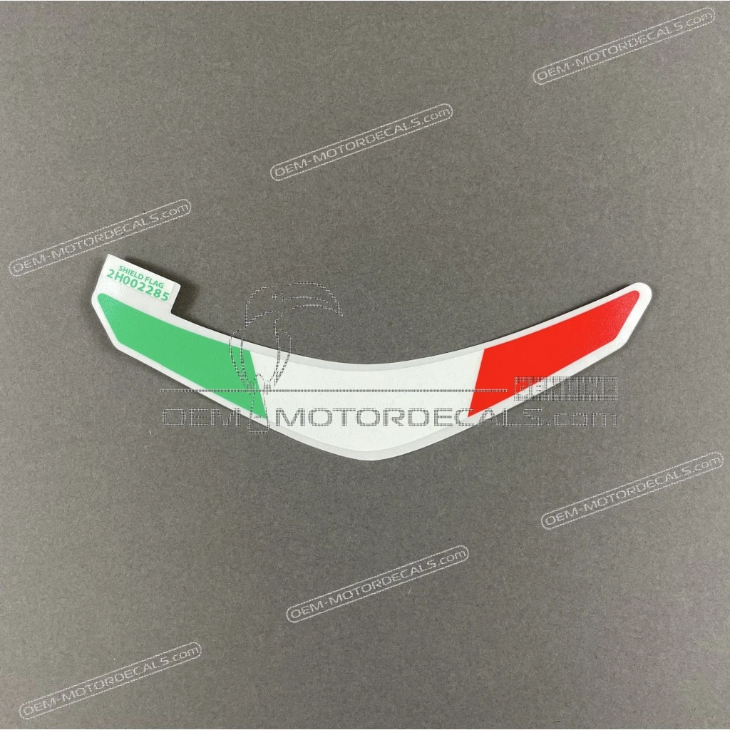 Autocollant Aprilia SR MOTARD 50 drapeau bouclier carénage arrière droit côté droit OEM 2H002285