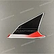 Autocollant Bouclier Avant Droit Aprilia SR Motard 50 Côté Droit OEM 2H002288000A1