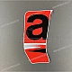 Autocollant Aprilia SR Motard 50 pour bouclier inférieur droit APRILIA SR, côté droit OEM 2H002290000A1