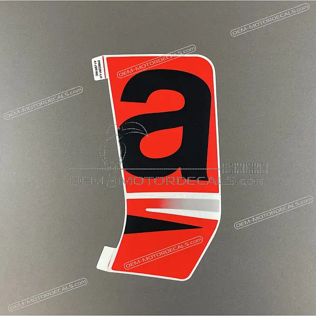Original Aprilia SR Motard 50 linker unterer Verkleidungsaufkleber linke Seite OEM 2H002291000A1 Werksdesign