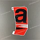 Autocollant Aprilia SR Motard 50 carénage inférieur gauche côté gauche authentique OEM 2H002291000A1 Graphisme d'usine