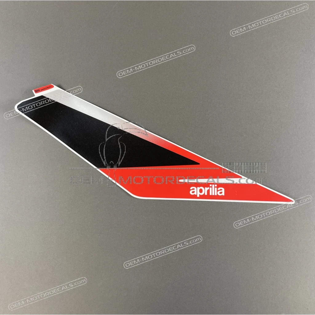 Autocollant carénage supérieur Aprilia SR Motard côté droit OEM 2H002292000A1