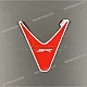 Aprilia SR Motard Front Shield SR Emblem OEM 2H002294000A1