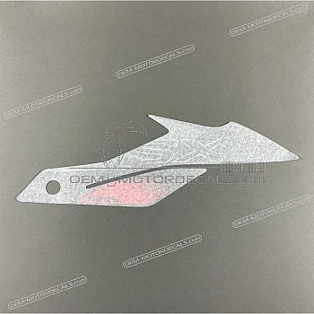 Zijpaneel sticker, rechterkant