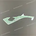 Front cowling decal, right side