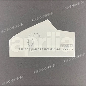 Side cowling decal, right side