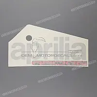 APRILIA Onderkuip sticker, rechterkant 2H002981