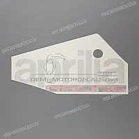 APRILIA Onderkuip sticker, linkerkant 2H002982