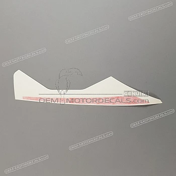 Front cowling decal, left side