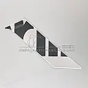 Frame cowling decal, left side