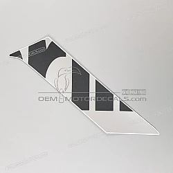 Frame cowling decal, left side