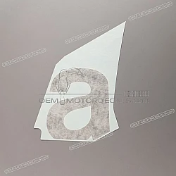 Side cowling decal, right side