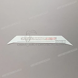 Side cowling decal