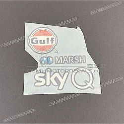 Front cowling decal, right side