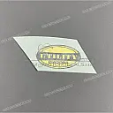 Belly pan decal, right side
